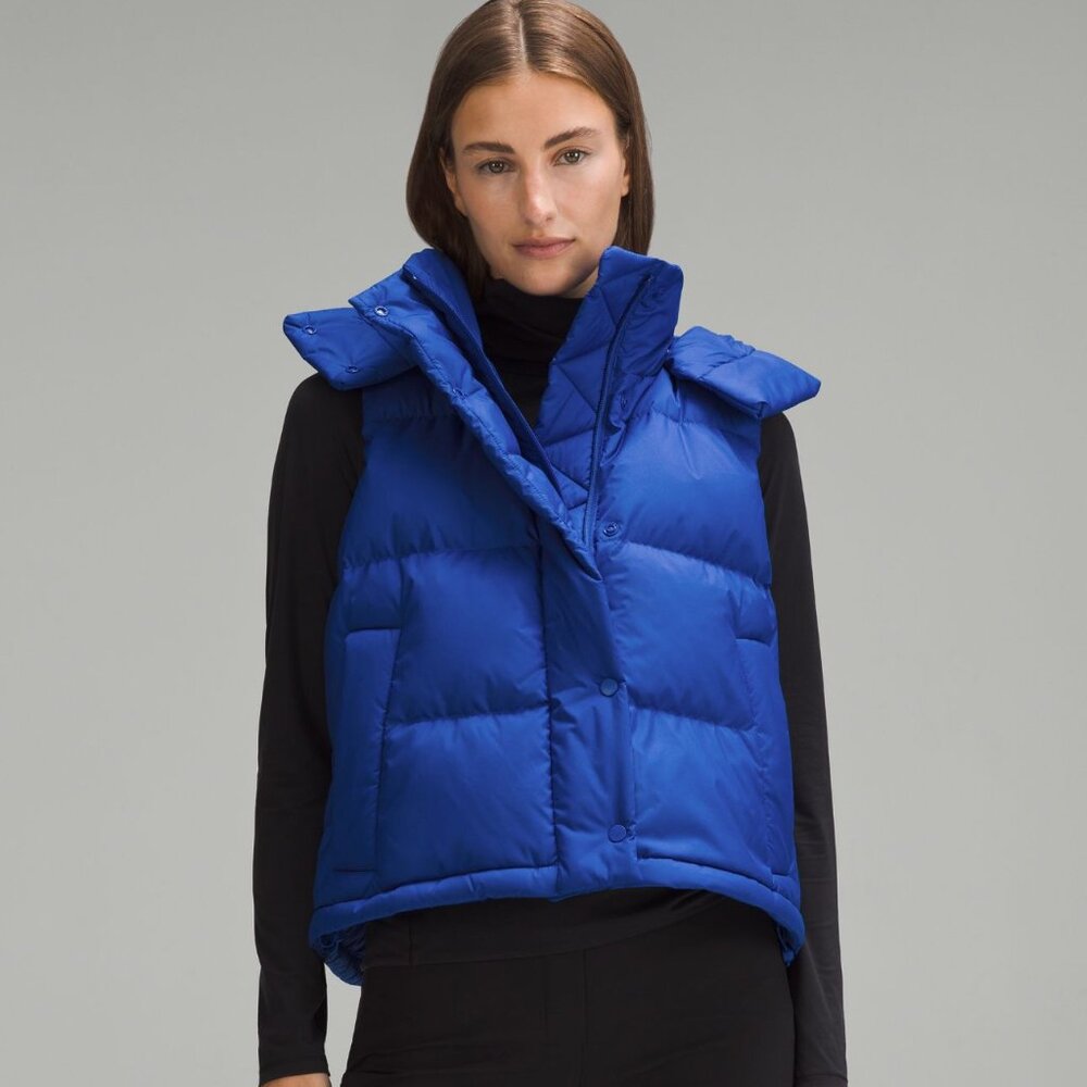 lululemon athletica Blue Puffy Vest